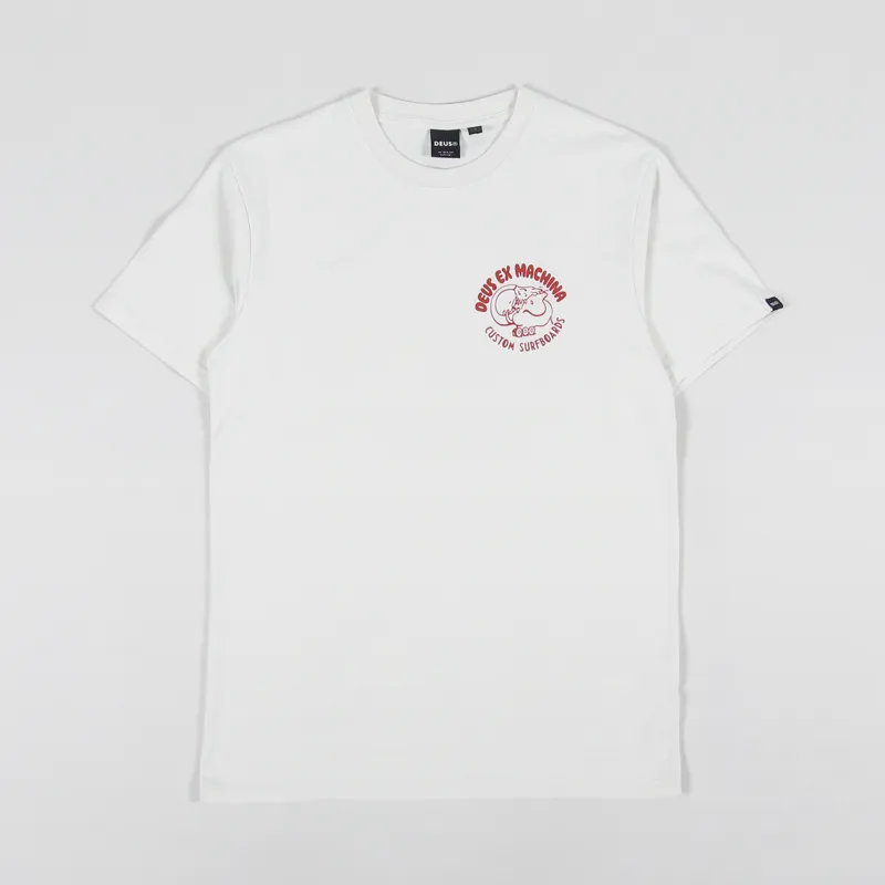 Deus Ex Machina Doolittle T Shirt Dirty White-1