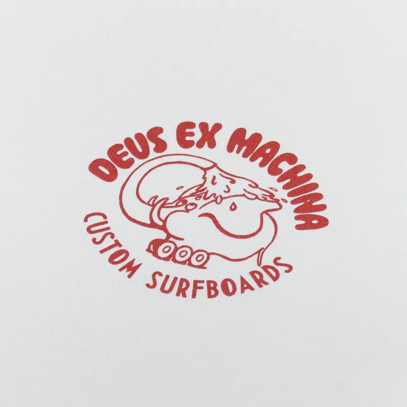Deus Ex Machina Doolittle T Shirt Dirty White-5
