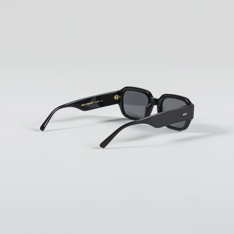 Messy Weekend Downey Sunglasses Black Grey-2
