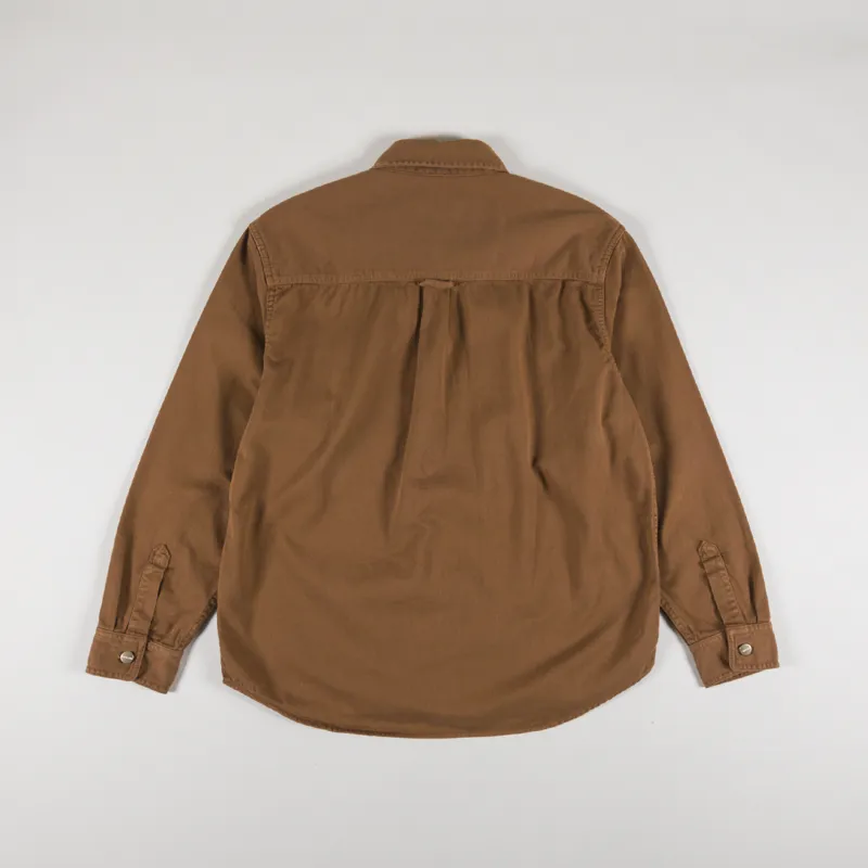 Carhartt WIP Derby Shirt Jac Hamilton Brown -1