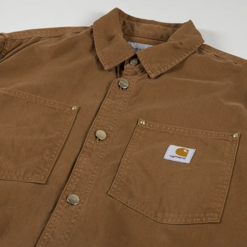 Carhartt WIP Derby Shirt Jac Hamilton Brown -2