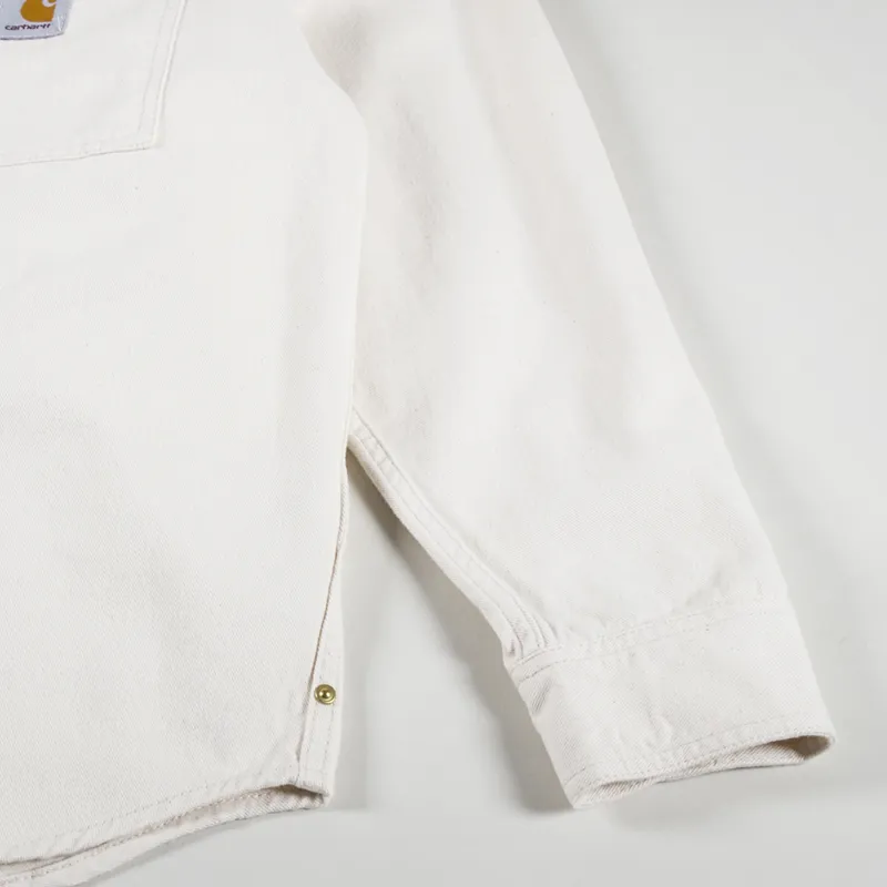 Carhartt WIP Derby Shirt Jac Natural Rinsed-6