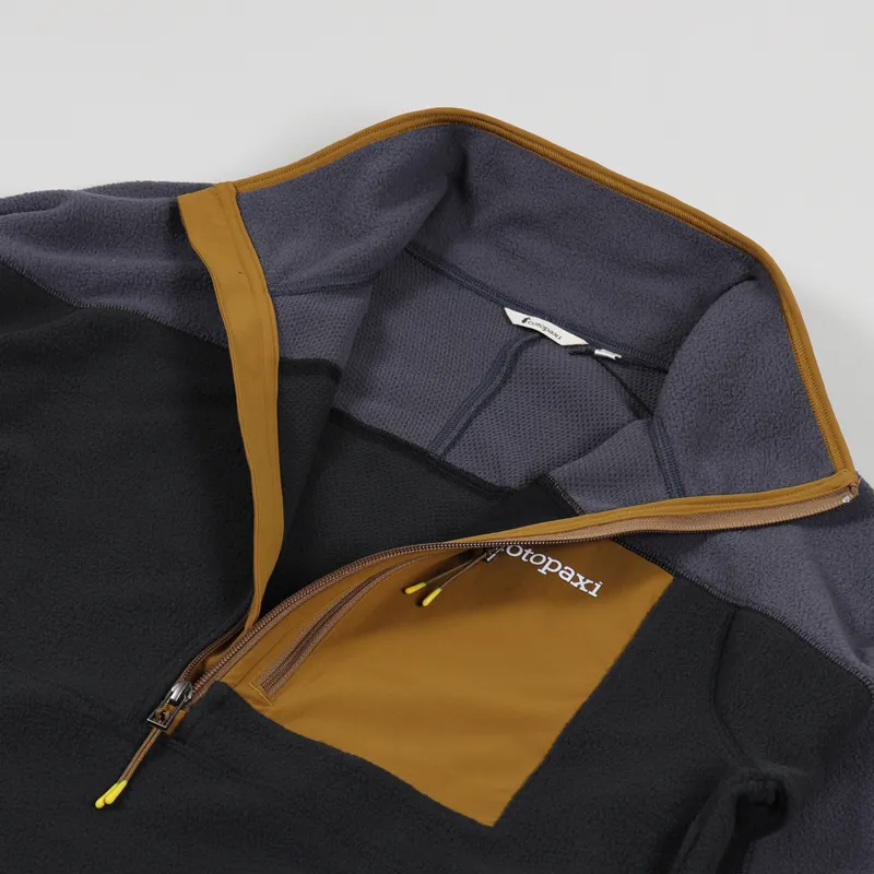 Cotopaxi Dorado Half Zip Fleece Jacket Graphite Black-4