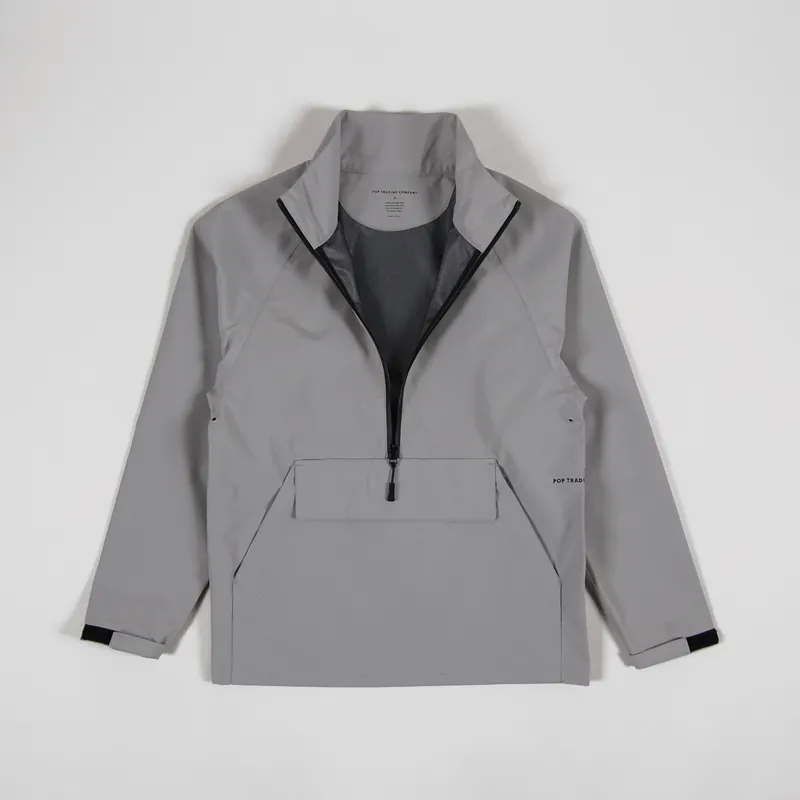 Pop Trading Company DRS Halfzip Tech Jacket Light Grey