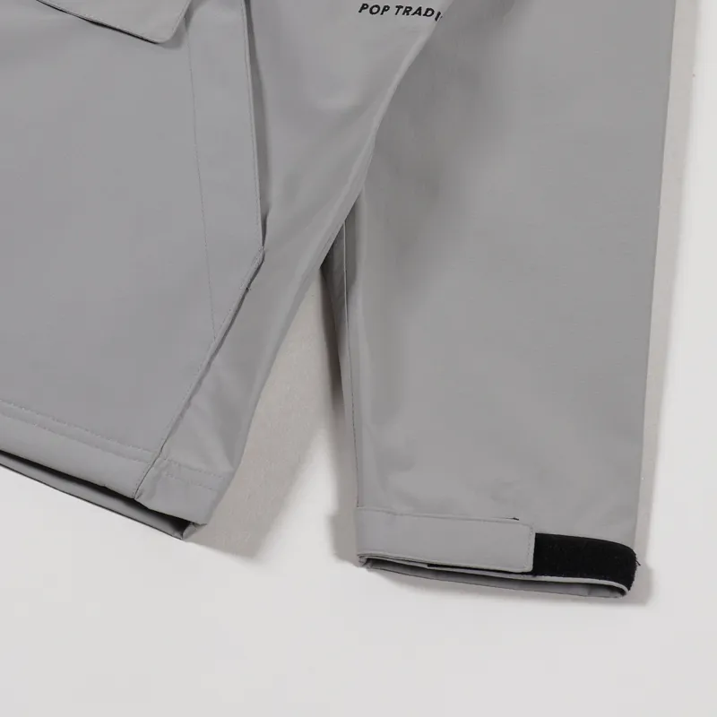 Pop Trading Company DRS Halfzip Tech Jacket Light Grey