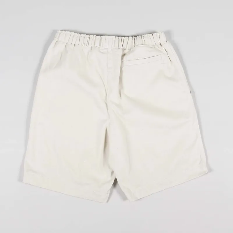 Akta Norr Drawstring Twill Shorts Natural-1