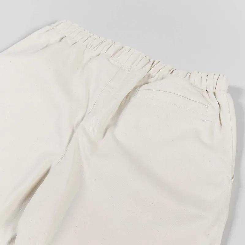 Akta Norr Drawstring Twill Shorts Natural-2