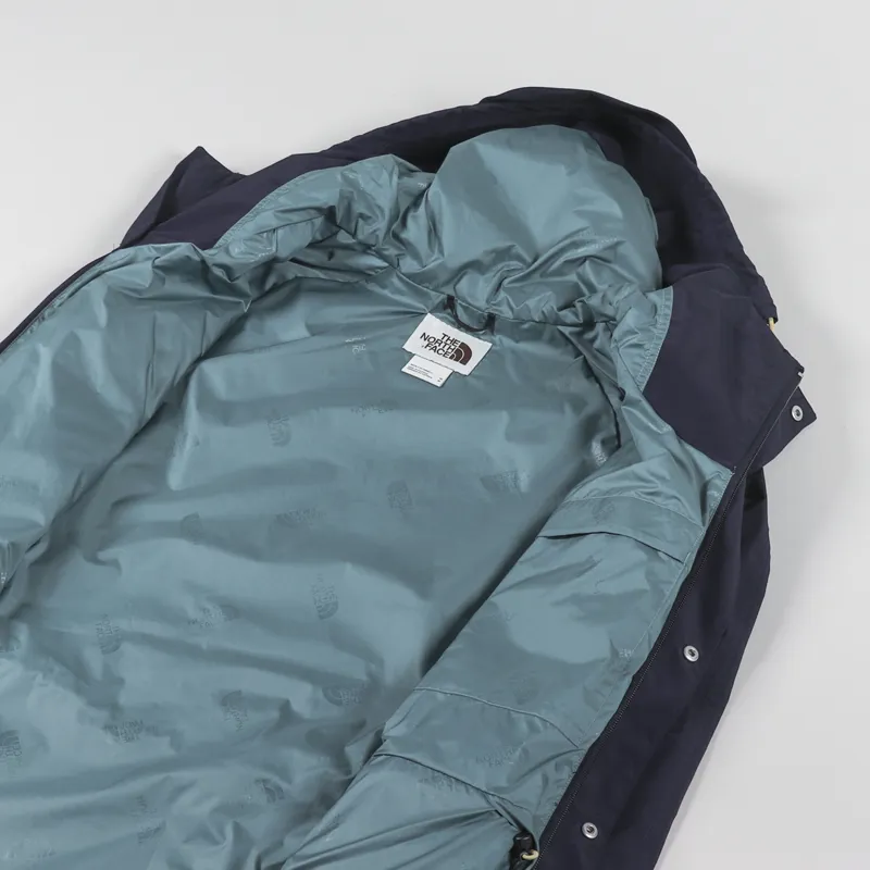 The North Face Mens DryVent Mountain Parka Aviator Navy Blue