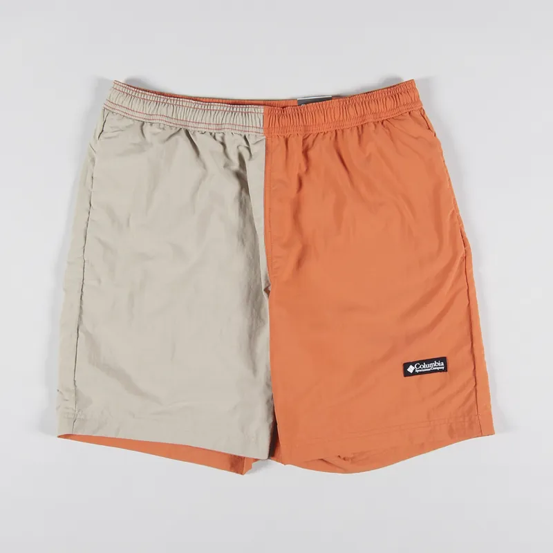 Columbia Deschutes Valley Reversible Shorts Desert Orange Ancient Fossil-6