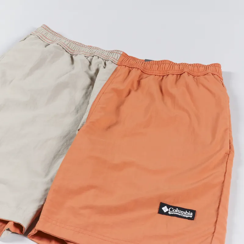 Columbia Deschutes Valley Reversible Shorts Desert Orange Ancient Fossil-8