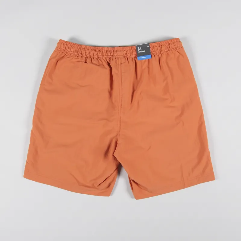 Columbia Deschutes Valley Reversible Shorts Desert Orange Ancient Fossil-1