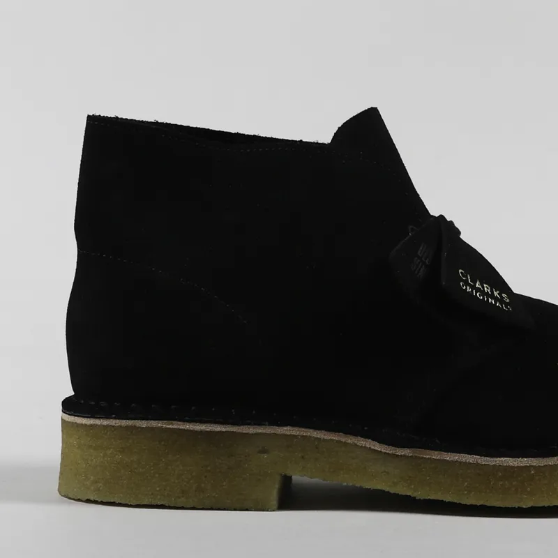 Clarks Originals Desert Boot 221 Black Suede-5