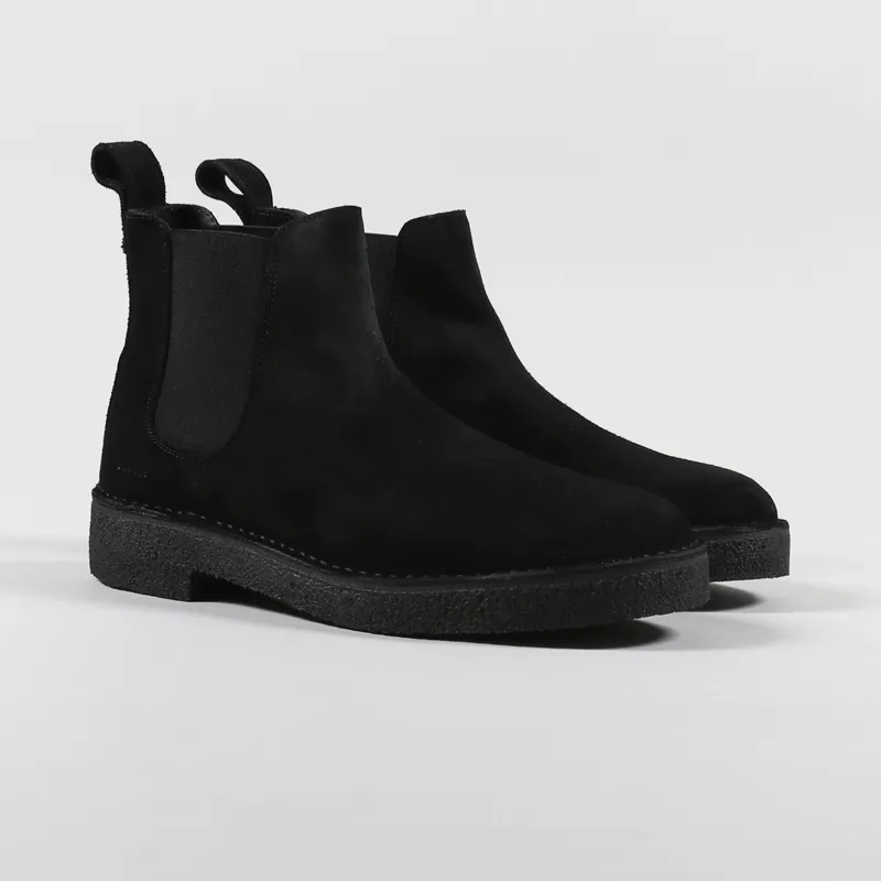 Amerika Bitterhed grill Clarks Originals Mens Desert Chelsea Boots Black Suede