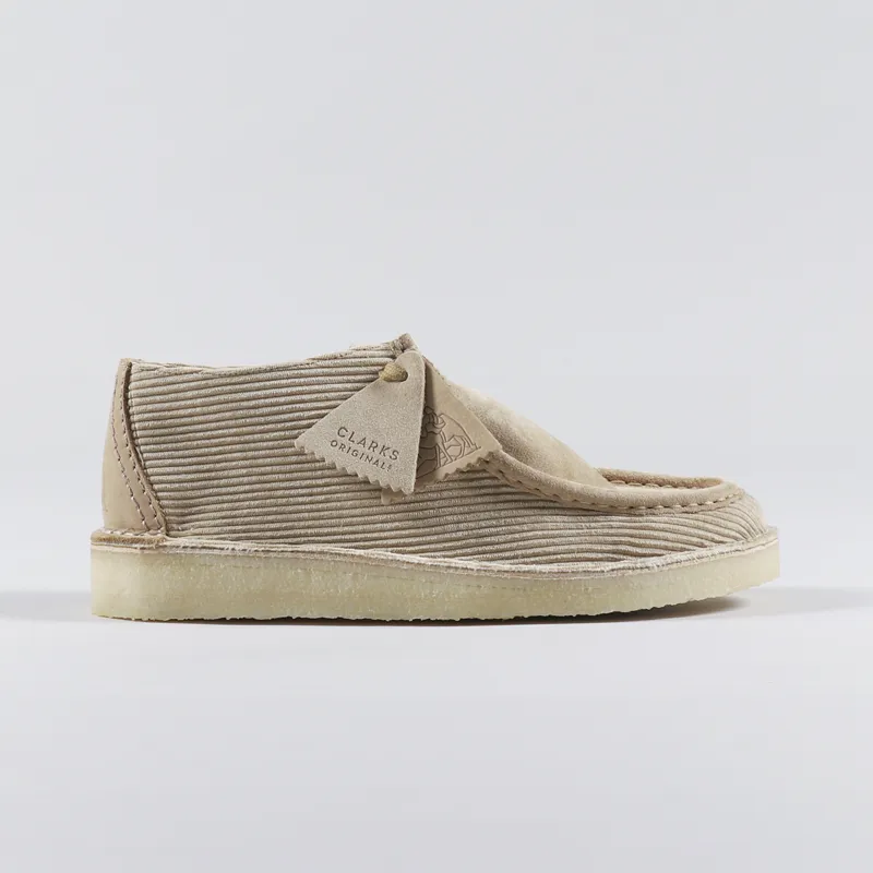 Clarks Originals Desert Nomad Shoes Sand Combi-4