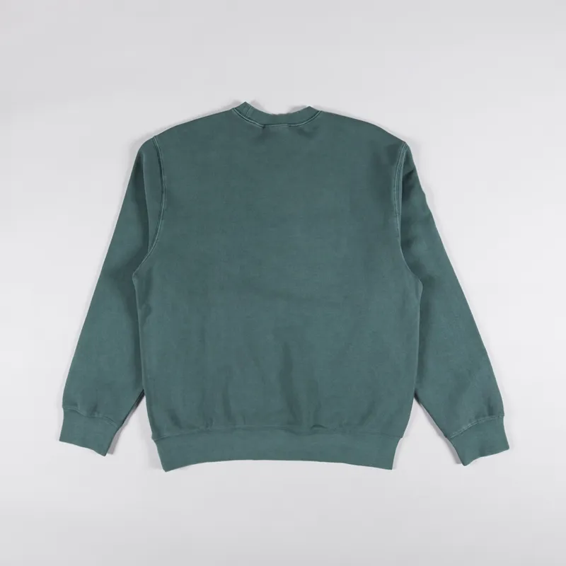 Carhartt WIP Mens Duster Crew Neck Sweatshirt Discovery Green