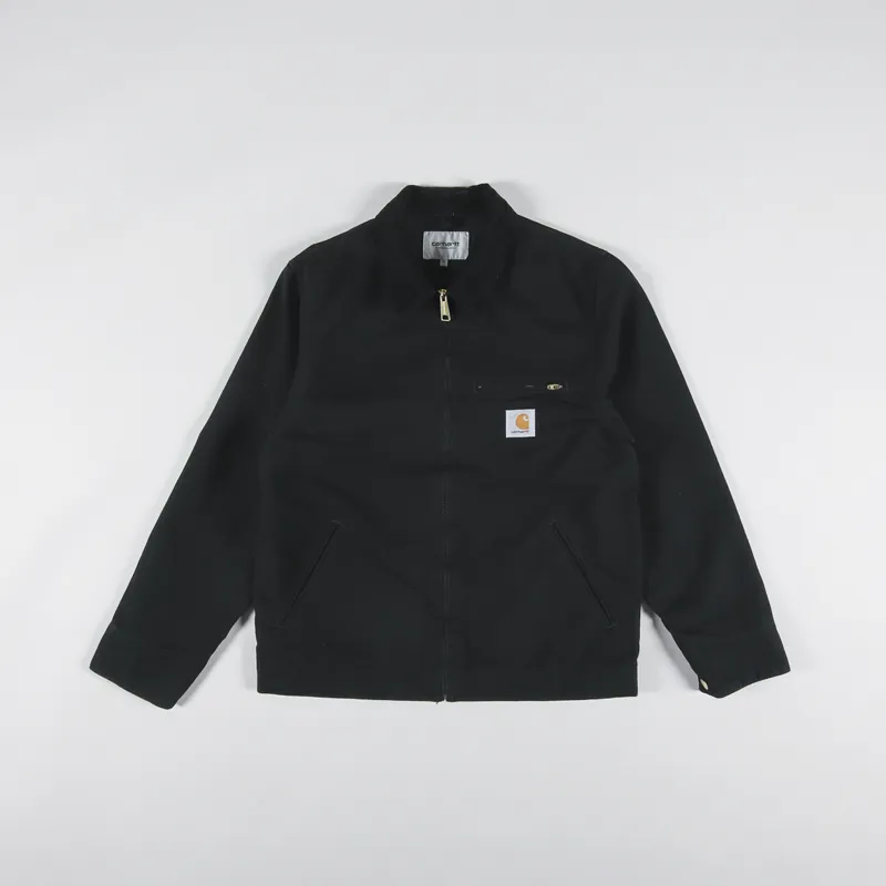 Carhartt WIP Detroit Jacket In Canvas Black Men's - US