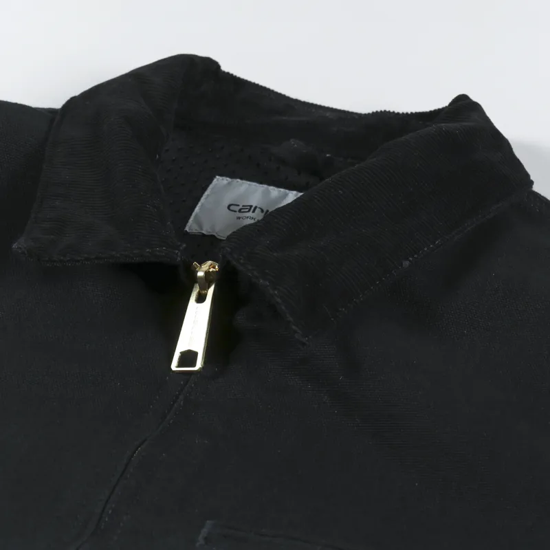 Carhartt WIP Detroit Jacket Black Rinsed-9