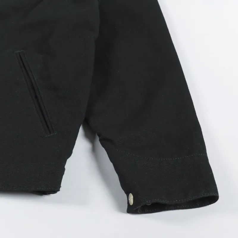 Carhartt WIP Detroit Jacket Black Rinsed-7
