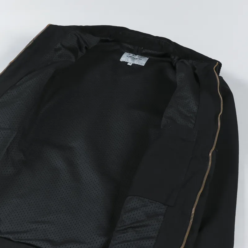 Carhartt WIP Detroit Jacket Black Rinsed-4