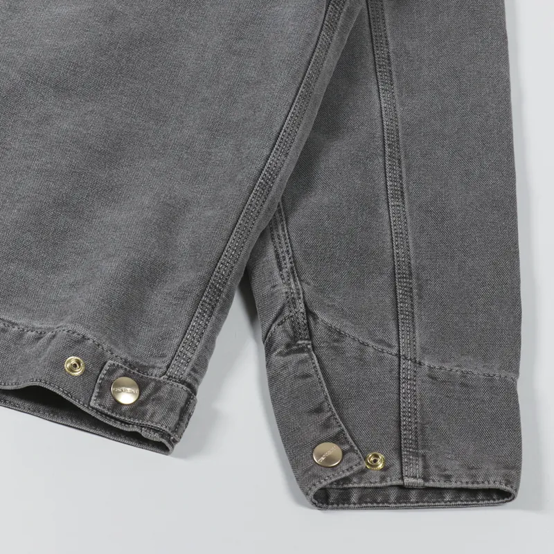 Carhartt WIP Detroit Jacket Black Faded-8