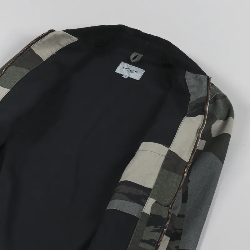 Carhartt WIP Detroit Jacket Camo Mend Black-4