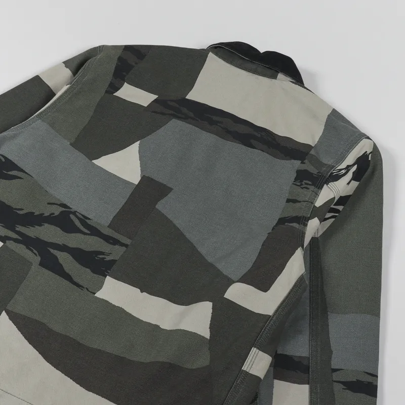 Carhartt WIP Detroit Jacket Camo Mend Black-5