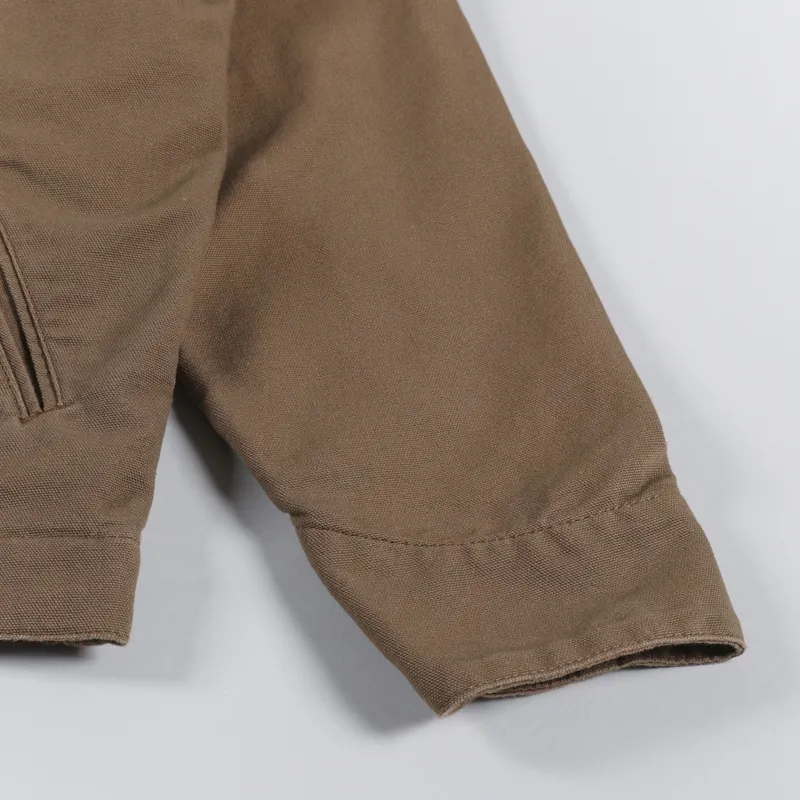 Carhartt WIP Detroit Jacket Hamilton Brown Black Rinsed-9