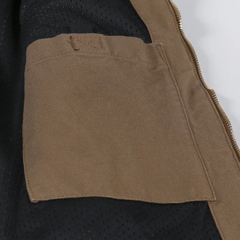 Carhartt WIP Detroit Jacket Hamilton Brown Black Rinsed-7