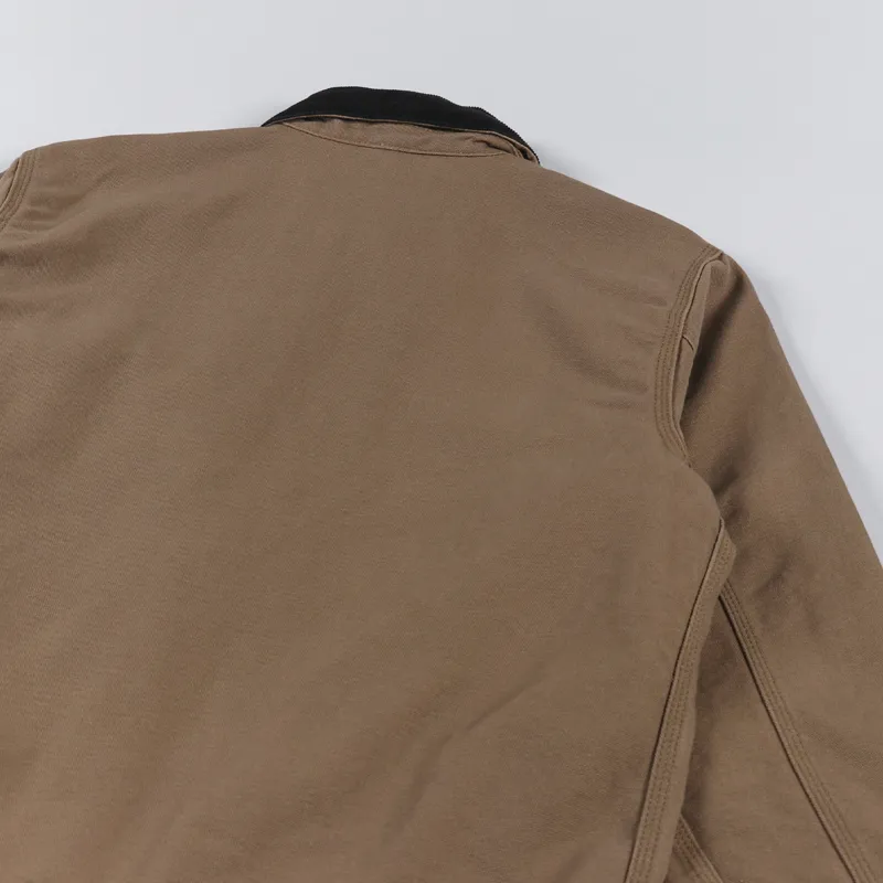 Carhartt WIP Detroit Jacket Hamilton Brown Black Rinsed-5