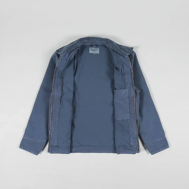 Carhartt WIP Detroit Jacket Storm Blue Faded-1