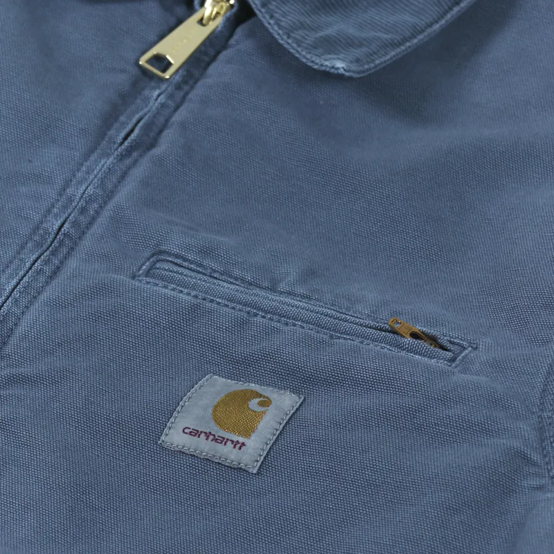 Carhartt WIP Detroit Jacket Storm Blue Faded-6