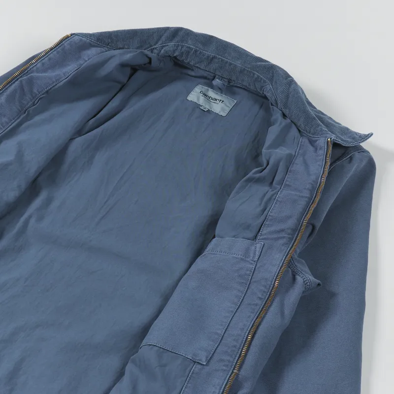Carhartt WIP Detroit Jacket Storm Blue Faded-4