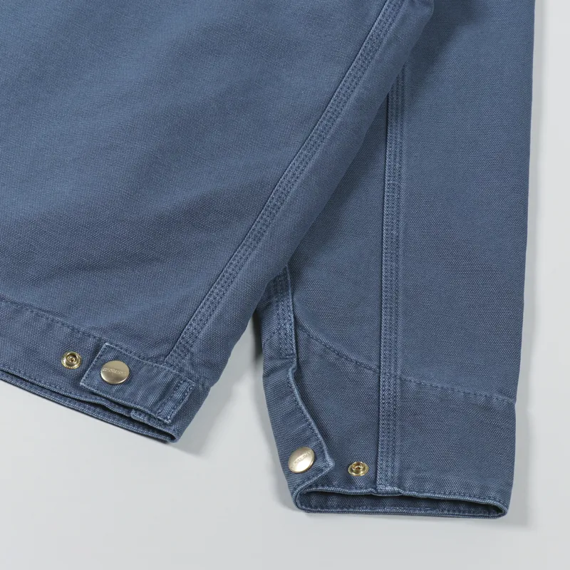 Carhartt WIP Detroit Jacket Storm Blue Faded-8