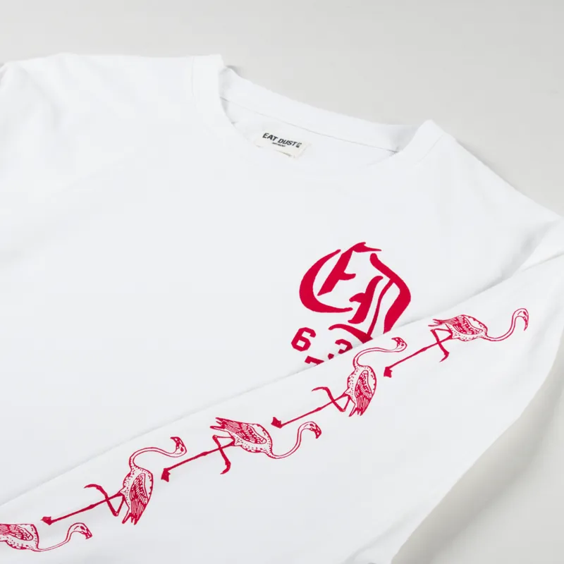 Eat Dust Duane Long Sleeve T Shirt White-3