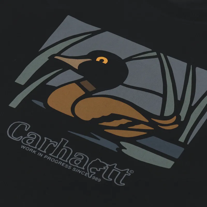 Carhartt WIP Duck Pond T Shirt Black-1