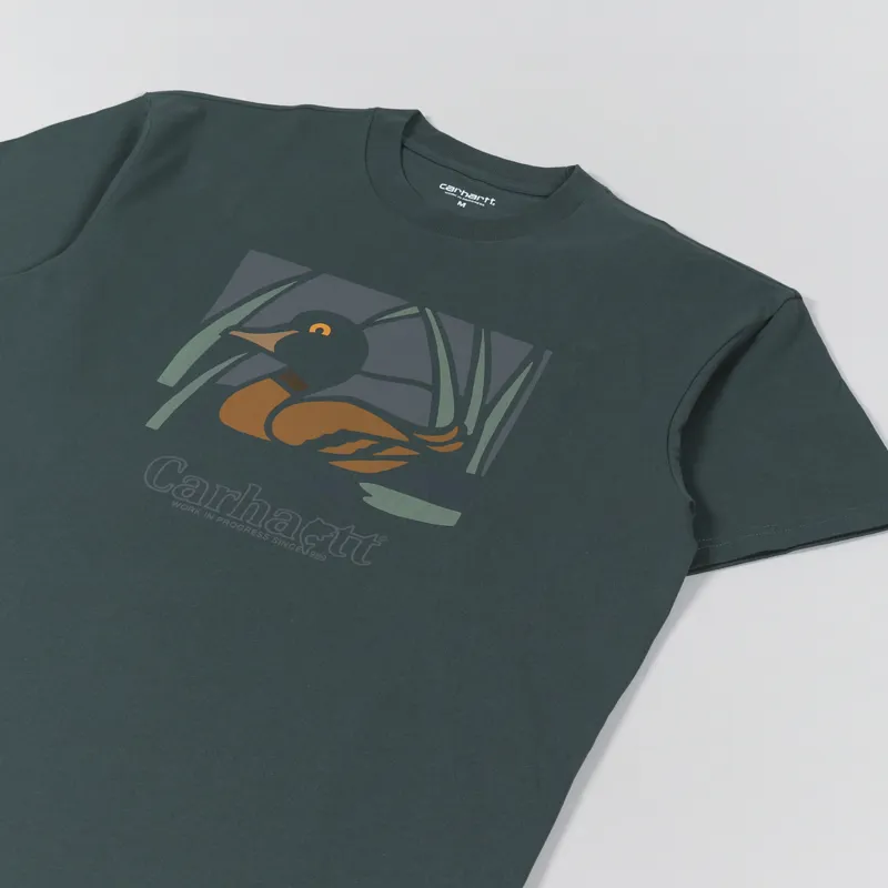 Carhartt WIP Duck Pond T Shirt Juniper-2