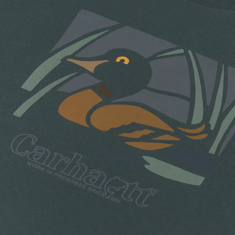 Carhartt WIP Duck Pond T Shirt Juniper-1