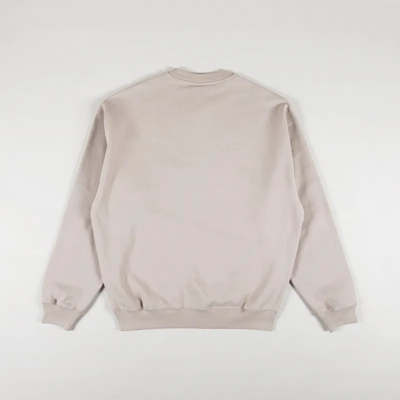 Polar Skate Co. Faces Dave Crewneck Taupe-4