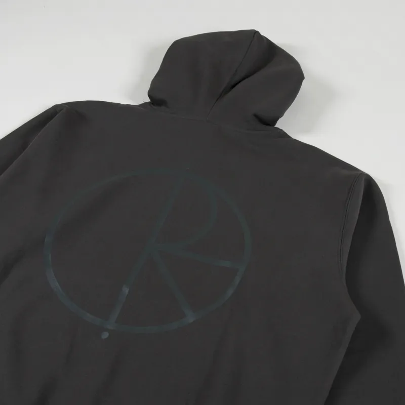 Polar Skate Co. Stroke Logo Dave Hoodie Dirty Black-6