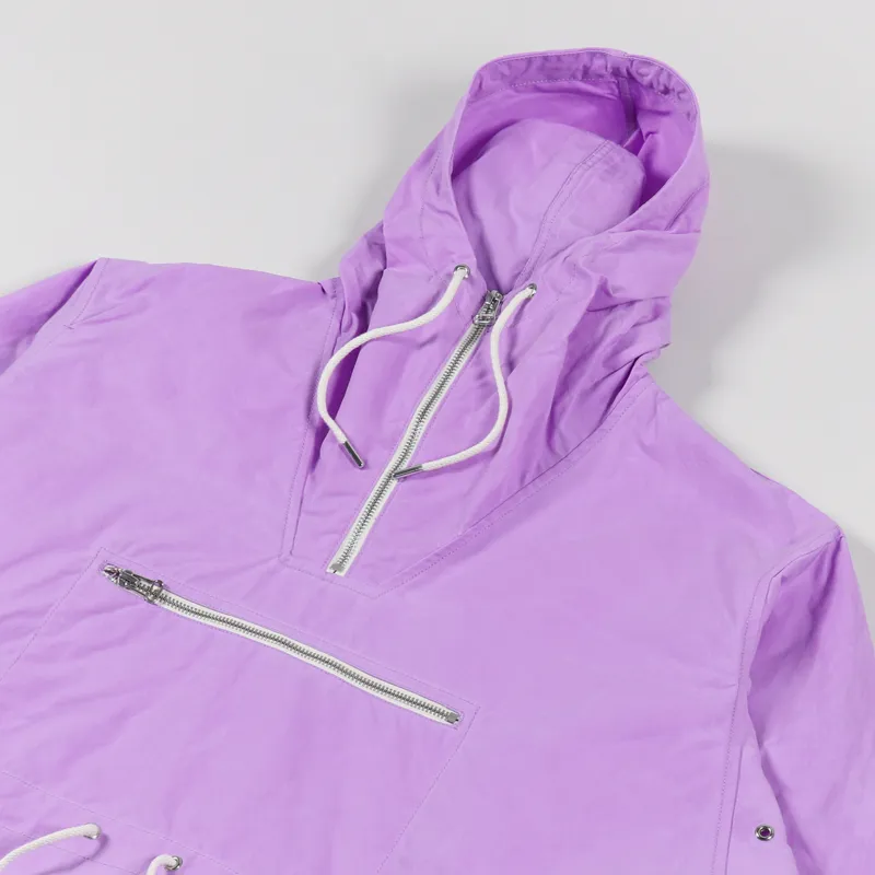 Eat Dust Dry Waxed Cotton Everest Smock Lilac-2