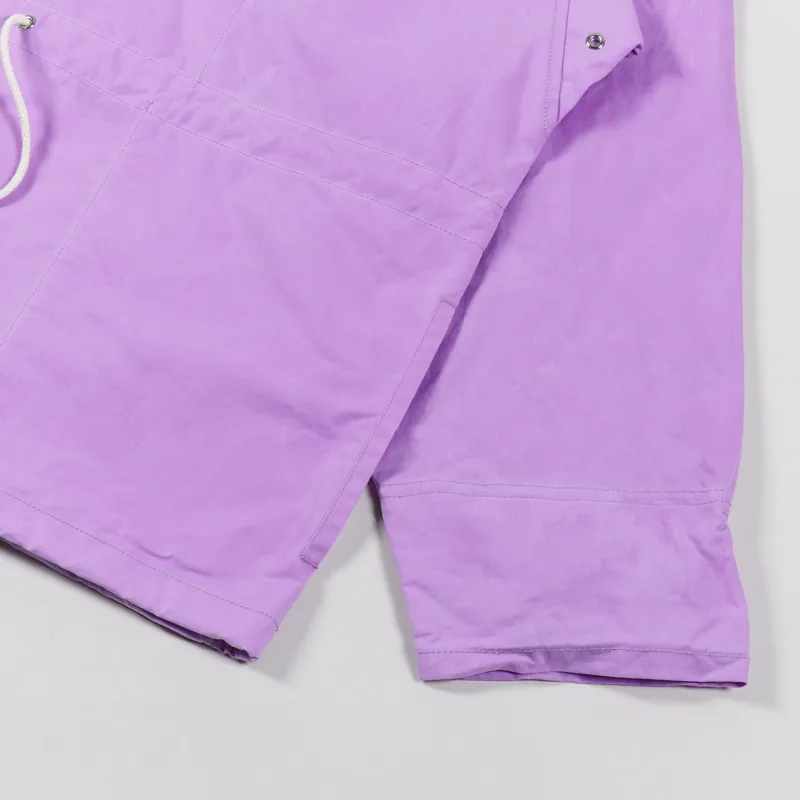 Eat Dust Dry Waxed Cotton Everest Smock Lilac-5
