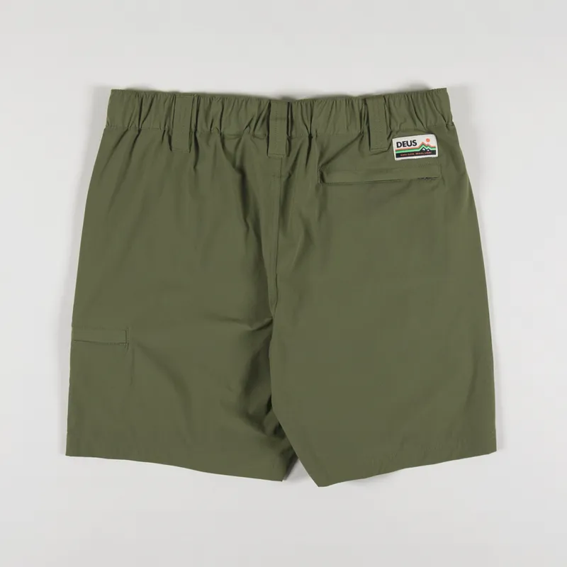 Deus Ex Machina Dweller Trek Shorts Capulet Olive-1