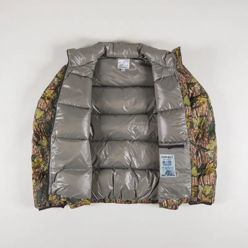 Gramicci Down Puffer Jacket Leaf Camo-1
