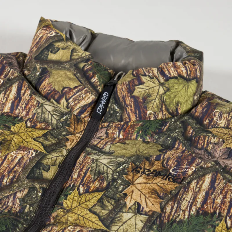 Gramicci Down Puffer Jacket Leaf Camo-6