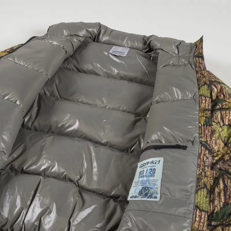 Gramicci Down Puffer Jacket Leaf Camo-4