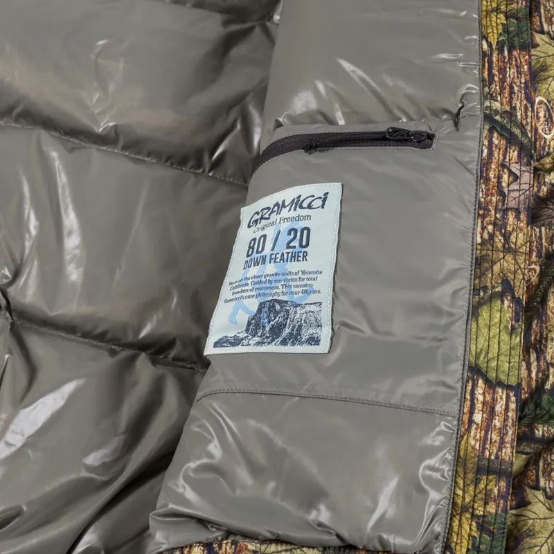 Gramicci Down Puffer Jacket Leaf Camo-7