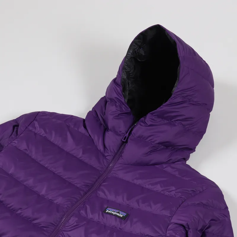 Patagonia Down Sweater Hoody Pullover Purple-3