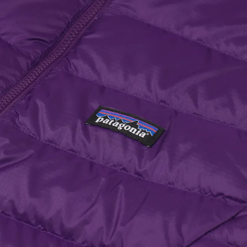 Patagonia Down Sweater Hoody Pullover Purple-6