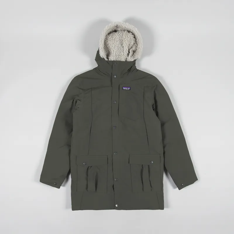 Patagonia Mens Insulated Downdrift Parka Basin Green