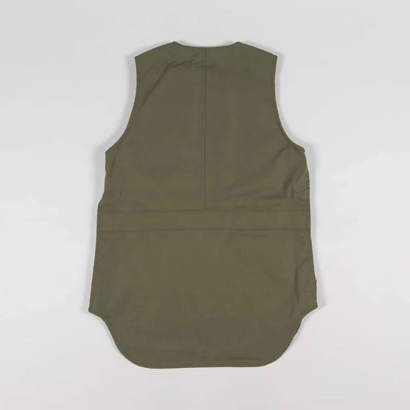 Snow Peak DWR Ripstop Vest Olive-1